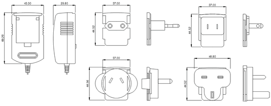 Power Supply 12V – to power the miniLIGHT
