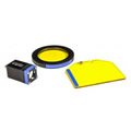 Light+Filter Set, showing light head, barrier filter, and filter shield