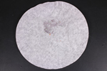 Coffee filter with collected fibers
