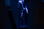 Lint LUV-R filter detail, ultraviolet fluorescence