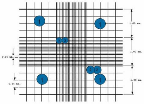 Neubauer-improved chamber counting grid detail