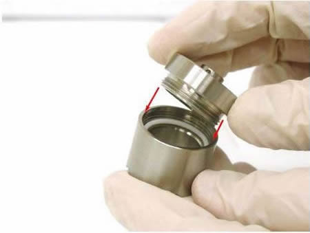 Sealing Particle Holder