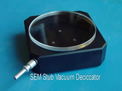 Sample Stub Vacuum Desiccator