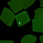 Unitron Z850 - nylon granules, fluorescence