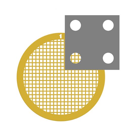 Picture of C-Flat™ Holey Carbon Grid Gold 2.0 µm Hole 4.0 µm Space 200 Mesh