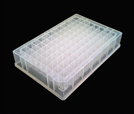 Picture of 96-Well Plate, Square Well, 1.2mL, Polypropylene