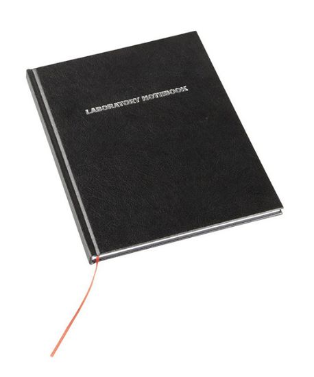 Picture of Laboratory Grid Notebook, 100 pages, Black