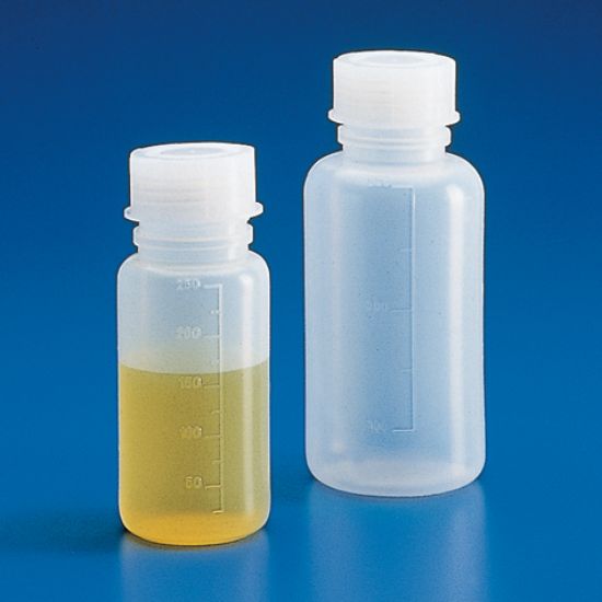 Picture of Bottle w/Screw Cap, Wide Mouth, LDPE, Graduated, 50 ml (1.5 oz)