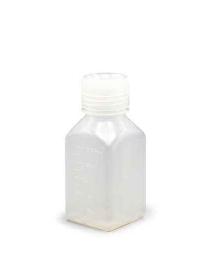 Picture of Polypropylene Square Bottles, Wide Mouth 8oz