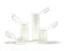 Picture of Hinged Plastic Containers, Round, 21.29 mL, 0.99"x2.92"