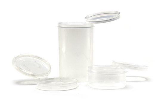 Picture of Hinged Plastic Cont. Round, 32.23 mL, 2.03"x1"