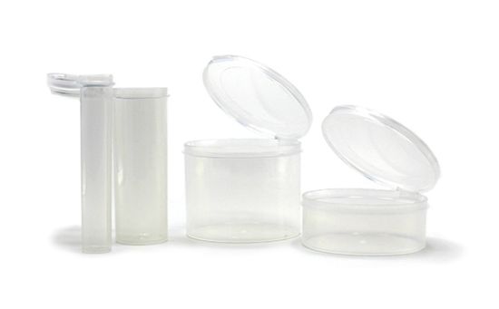 Picture of Hinged Plastic Vials, Round, 13.69 mL, 0.81"x3.72"
