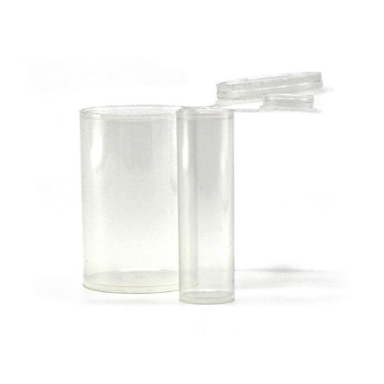 Picture of Small Hinged Plastic Vials, Round