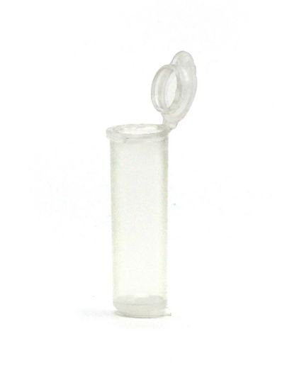 Picture of Micro-Sized Hinged Plastic Vials, Round, 30.16 mL, 1.2x2.48"