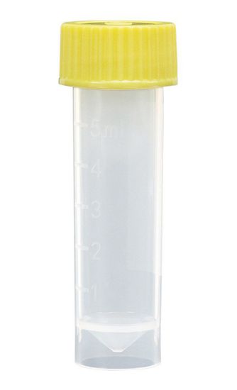 Picture of 5mL Transport Tube w/ Yellowscrew Cap, Unassembled