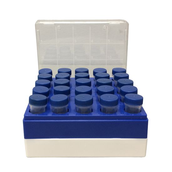 Picture of Freezer Box, Polycarbonate, For 25 (5X5) 5mL Tubes