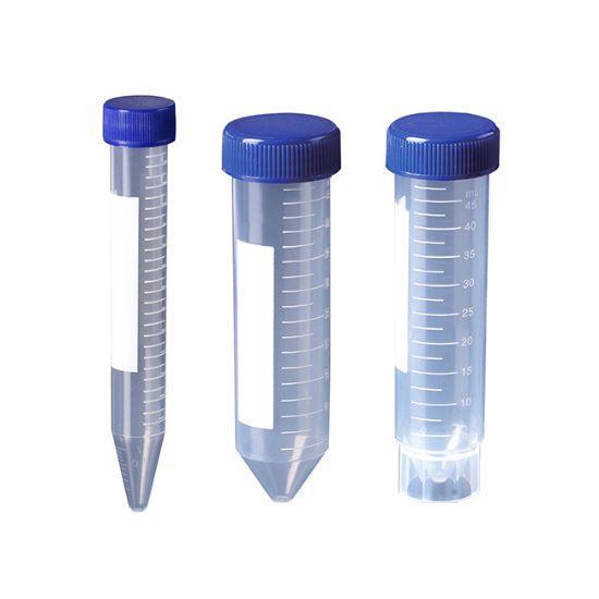 Picture of 50mL PP 29 x 115mm Flat Screw Cap 25/Foam Rack, Sterile Bag