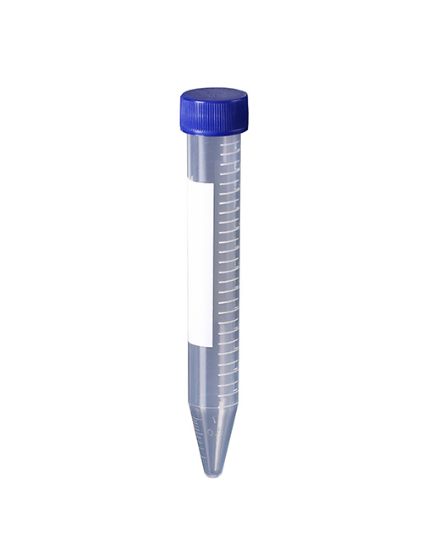Picture of 15 ml PP 17 x 118 mm, Flat Screw Cap, Individually Wrapped Sterile