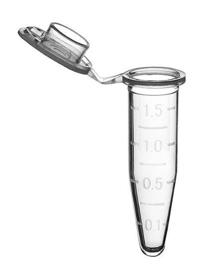 Picture of MicroTube/Cap 1.5ml Clear Sterile Self-Standing Bag, Stop-Pops™