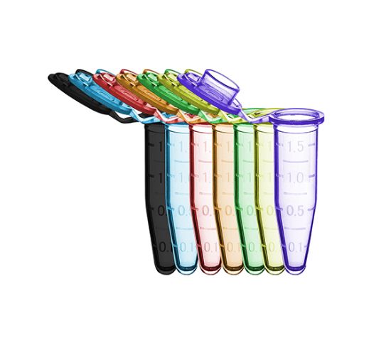Picture of MicroTube/Cap 0.5ml Asst Colors Self-Standing Bag