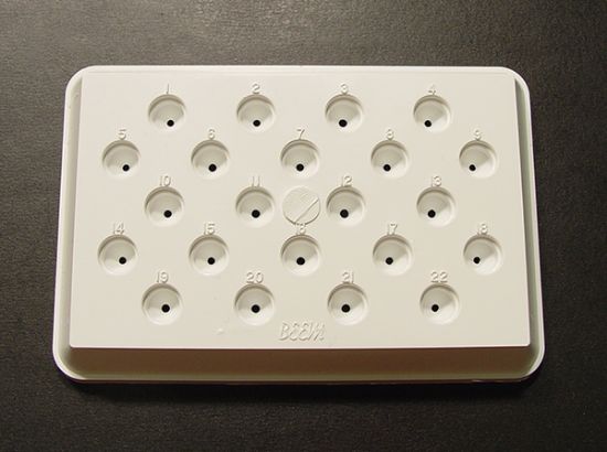 Picture of BEEM Capsule Holder size "00" White