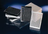 Picture of 96-Well Black Nunc Polymer Optical Bottom Plates, Sterile w/Lid