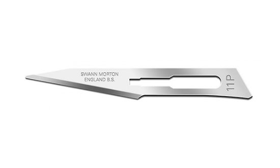Picture of Swann-Morton® Blade-Non-Sterile Carbon Steel Size 11P