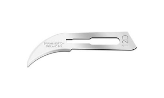 Picture of Swann-Morton® Blade, Sterile Carbon Steel Size 12D