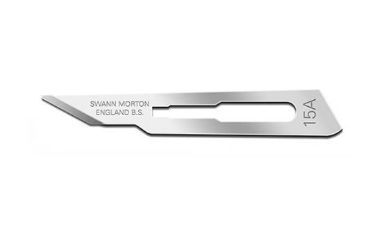 Picture of Swann-Morton® Blade, Sterile Stainless Steel Size 15A