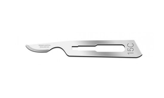 Picture of Swann-Morton® Blade, Sterile Carbon Steel Size 15C