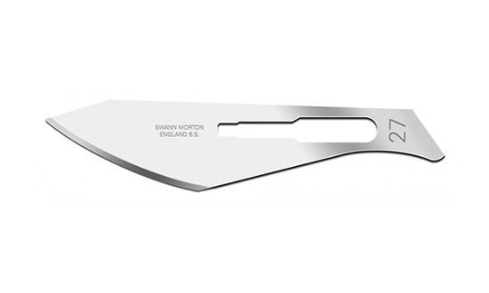 Picture of Swann-Morton® Blade, Non-Sterile Carbon Steel Size 27
