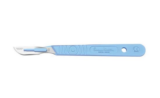 Picture of Swann-Morton® Disposable Scalpel, Sterile Size 20, Blue Handle