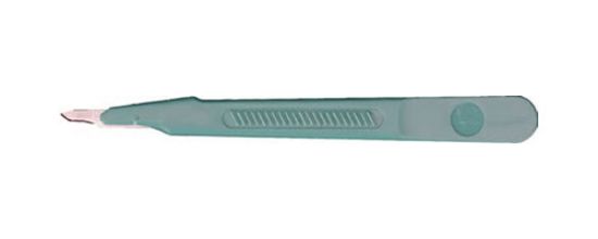 Picture of Lance® Scalpel, Sterile Size 15, Green Handle