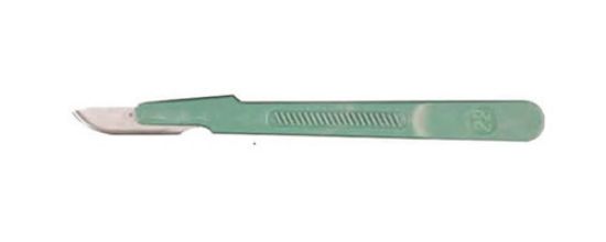 Picture of Lance® Scalpel, Sterile Size 22, Green Handle