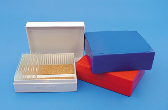 Picture of Compact Glass Slide Storage Box; The Mini Box