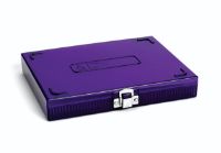 Picture of True North™ Slide Box, w/Clasp, 100 Slides, Purple