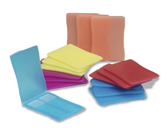 Picture of Plastic 2-Place Slide Mailers, Assorted Colors
