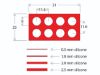Picture of Press To Seal Gasket 9mm (D), 1.0mm -Depth