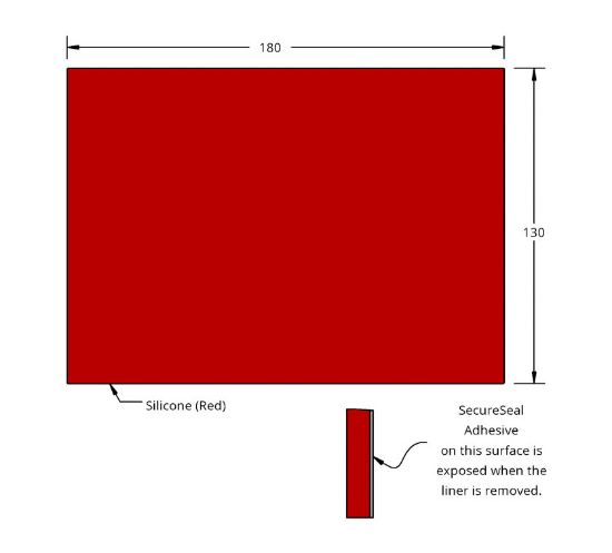 Picture of S/A Sheet Materials, 130X180mm, 2.4mm
