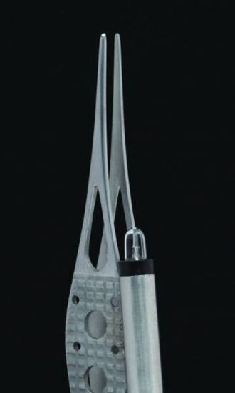 Picture of Lighted Forceps, 14CM Smooth Fine Tip