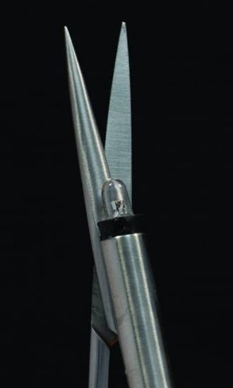 Picture of Lighted Metzenbaum Scissors 14.5 cm, Sharp Tip