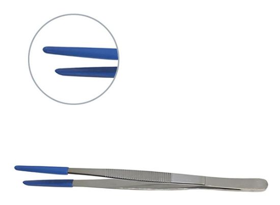 Picture of EMS Rubber Tipped Forceps, 6"