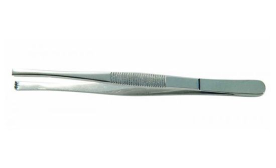 Picture of EMS Toothed Tissue Forceps Std Grade, 5" (127 mm) 3x4 Teeth