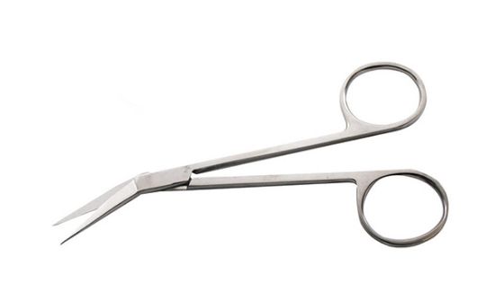 Picture of EMS Iris Scissors, Premium, 4½" (114.3 mm) Angled