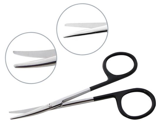 Picture of EMS SuperCut Metzenbaum Scissors, 5" (127mm), Delicate Straight