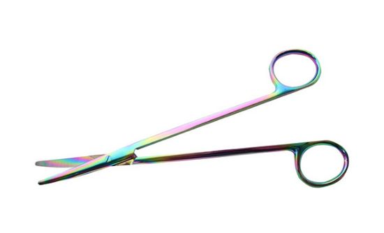 Picture of EMS Ti Alloy Metzenbaum Scissors, 7" (177.8mm) Curved