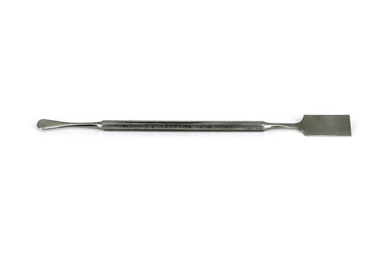 Picture of Stainless Steel Spatula, Short Rounded Drop-Shaped And Large Flat Squared Tip