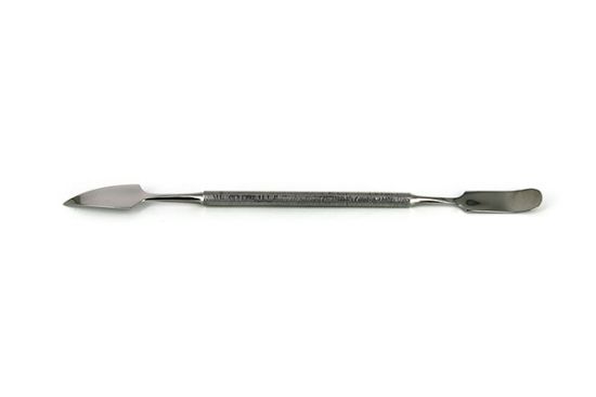 Picture of Stainless Steel Spatula, Long Curved Pointed Tip With Arrow-Shaped And Long Curved With Rounded Tip