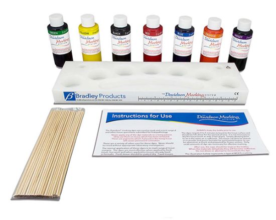 Picture of 7-Color Set, 2 oz. each of G,Y,BK,R,BL,O,V