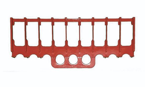 Picture of Replacement 9-Position Slide Rack, Red